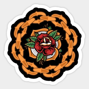 Rose and Chain Sticker